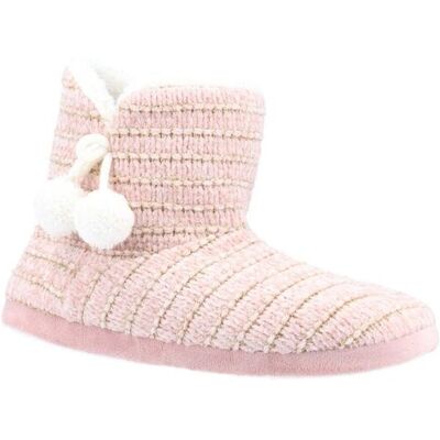 Divaz Women's Saturn Knitted Bootie Slipper in Pink Size: Large Pink L Divaz Women's Saturn Knitted Bootie Slipper in Pink Size: Large Pink L