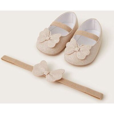 Monsoon Girl's Sparkle Bow Booties & Bando in Gold Size: 12-18 m Gold 12-18 m Monsoon Girl's Sparkle Bow Booties & Bando in Gold Size: 12-18 m Gold 12-18 m