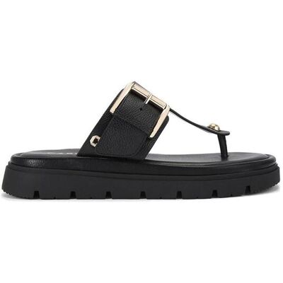 Carvela Women's 'Pavilion T Bar Mule' Leather Flats in Black Size: 8 Black 8 Carvela Women's 'Pavilion T Bar Mule' Leather Flats in Black Size: 8 Black 8