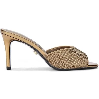Carvela Women's 'Silvia Mule' Heels in Bronze Size: 5 Bronze 5 Carvela Women's 'Silvia Mule' Heels in Bronze Size: 5 Bronze 5