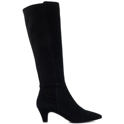 Dune London Women's 'Sera' Suede Knee High Boots in Black Size: 6 Black 6 Dune London Women's 'Sera' Suede Knee High Boots in Black Size: 6 Black 6