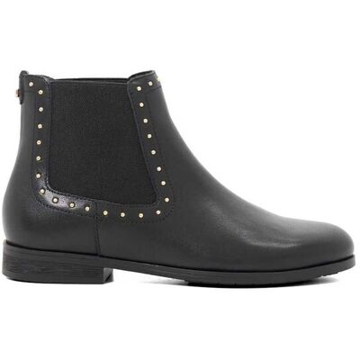 Dune London Women's 'Pudded' Leather Ankle Boots in Black Size: 6 Black 6 Dune London Women's 'Pudded' Leather Ankle Boots in Black Size: 6 Black 6
