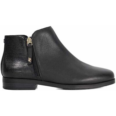 Dune London Women's 'Poleyn' Leather Ankle Boots in Black Size: 3 Black 3 Dune London Women's 'Poleyn' Leather Ankle Boots in Black Size: 3 Black 3