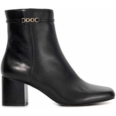 Dune London Women's 'Oaklee' Leather Ankle Boots in Black Size: 3 Black 3 Dune London Women's 'Oaklee' Leather Ankle Boots in Black Size: 3 Black 3