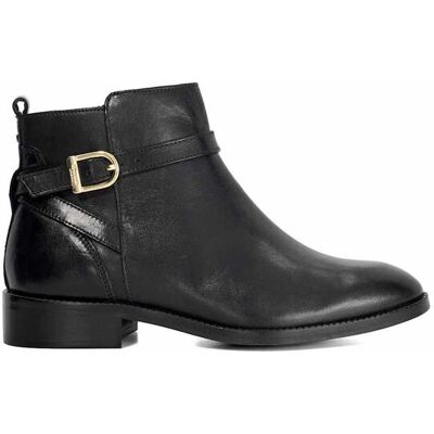 Dune London Women's Wide Fit 'Pemma' Leather Ankle Boots in Black Size: 3 Black 3 Dune London Women's Wide Fit 'Pemma' Leather Ankle Boots in Black Size: 3 Black 3