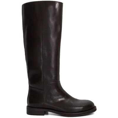 Dune London Women's 'Tova' Leather Knee High Boots in Brown Size: 6 Brown 6 Dune London Women's 'Tova' Leather Knee High Boots in Brown Size: 6 Brown 6