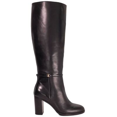 Dune London Women's 'Starlling' Leather Knee High Boots in Black Size: 7 Black 7 Dune London Women's 'Starlling' Leather Knee High Boots in Black Size: 7 Black 7