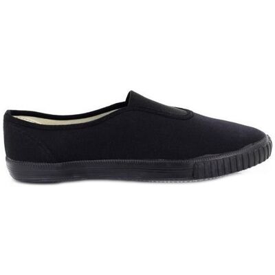 Dek Men's Gusset Black Canvas Plimsolls Size: 9 Black 9 Dek Men's Gusset Black Canvas Plimsolls Size: 9 Black 9