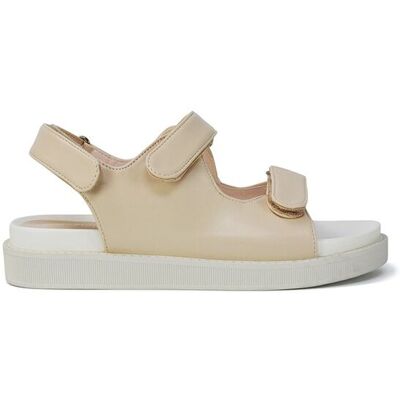 XY London Women's 'Asher' Double Strap Flat Platform Heel Dad Sandals in Natural Size: 7 Natural 7 XY London Women's 'Asher' Double Strap Flat Platform Heel Dad Sandals in Natural Size: 7 Natural 7