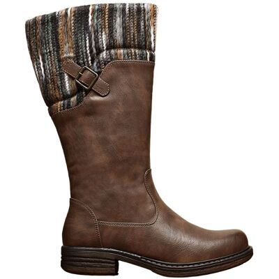 IVACHY Women's Tall Winter Boots With Knit Cuff in Camel Size: 7 Camel 7 IVACHY Women's Tall Winter Boots With Knit Cuff in Camel Size: 7 Camel 7