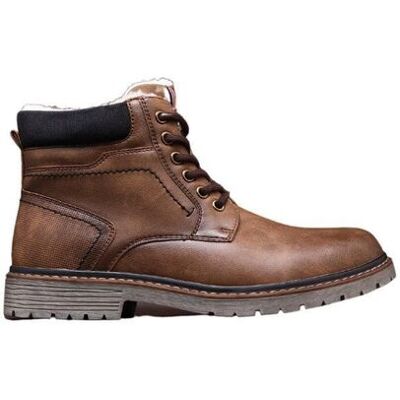 IVACHY Men's Winter Boots Fur Interior Style in Tan Size: 7 Tan 7 IVACHY Men's Winter Boots Fur Interior Style in Tan Size: 7 Tan 7
