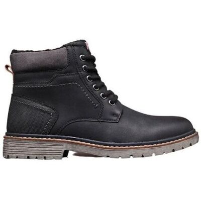 IVACHY Men's Winter Boots Fur Interior Style in Black Size: 7.5 Black 7.5 IVACHY Men's Winter Boots Fur Interior Style in Black Size: 7.5 Black 7.5