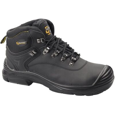 Grafters Men's Super Wide EEEE Fitting Safety Boots in Black Size: 10.5 Black 10.5 Grafters Men's Super Wide EEEE Fitting Safety Boots in Black Size: 10.5 Black 10.5