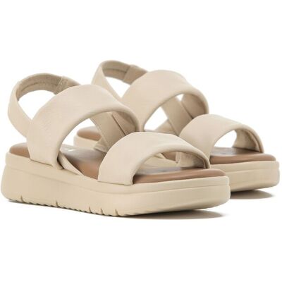 VIVA Elle: Women's Lightweight Elasticated Strap Flatform Wedge Sandals in Cream Size: 7 Cream 7 VIVA Elle: Women's Lightweight Elasticated Strap Flatform Wedge Sandals in Cream Size: 7 Cream 7