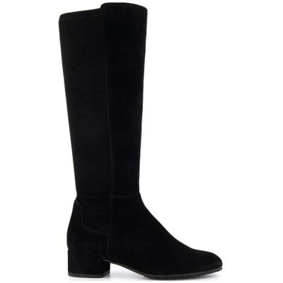 Dune London Women's 'Tayla' Suede Knee High Boots in Black Size: 5 Black 5 Dune London Women's 'Tayla' Suede Knee High Boots in Black Size: 5 Black 5