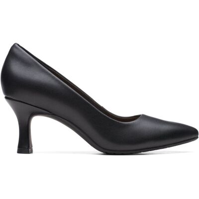 Clarks Women's Kataleyna Gem Black Leather Court Shoes, Heels Size: 5-Standard Fit Black 5-Standard Fit Clarks Women's Kataleyna Gem Black Leather Court Shoes, Heels Size: 5-Standard Fit Black 5-Standard Fit