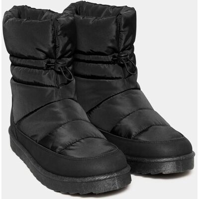 Yours Women's Wide & Extra Wide Fit Snow Boots in Black Size: 7EEE Black 7EEE Yours Women's Wide & Extra Wide Fit Snow Boots in Black Size: 7EEE Black 7EEE