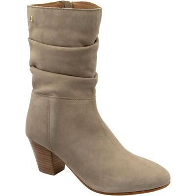 Ravel Women's 'Gana' Suede Heeled Boots in Taupe Size: 7 Taupe 7 Ravel Women's 'Gana' Suede Heeled Boots in Taupe Size: 7 Taupe 7