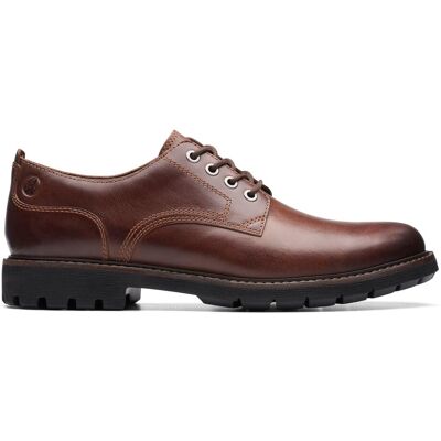 Clarks Men's Batcombe Tie Dark Tan Leather Derby Shoes, Lace Up in Brown Size: 12-Standard Fit Brown 12-Standard Fit Clarks Men's Batcombe Tie Dark Tan Leather Derby Shoes, Lace Up in Brown Size: 12-Standard Fit Brown 12-Standard Fit