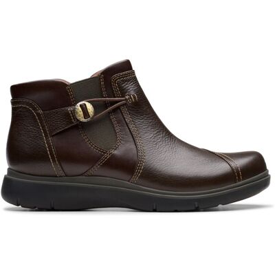 Clarks Women's Certina Joy Dark Brown Leather Ankle Boots Size: 8-Standard Fit Brown 8-Standard Fit Clarks Women's Certina Joy Dark Brown Leather Ankle Boots Size: 8-Standard Fit Brown 8-Standard Fit