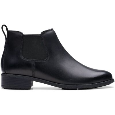 Clarks Women's Havisham Top Ankle Boot Black Leather Ankle Boots Size: 5-Wide Fit Black 5-Wide Fit Clarks Women's Havisham Top Ankle Boot Black Leather Ankle Boots Size: 5-Wide Fit Black 5-Wide Fit