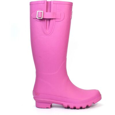 Lunar Women's Largo Rubber Wellington Boots in Pink Size: 5 Pink 5 Lunar Women's Largo Rubber Wellington Boots in Pink Size: 5 Pink 5