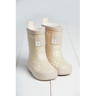 Grass & Air Colour-Changing Wellies in Stone Size: Infant 10 Stone Infant 10 Grass & Air Colour-Changing Wellies in Stone Size: Infant 10 Stone Infant 10