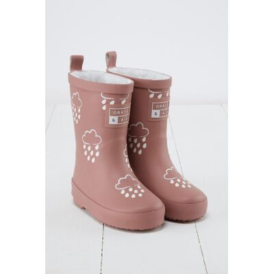 Grass & Air Colour-Changing Wellies in Rose Size: Infant 6 Rose Infant 6 Grass & Air Colour-Changing Wellies in Rose Size: Infant 6 Rose Infant 6
