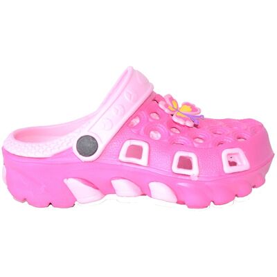 ABSOLUTE FOOTWEAR Girl's Childrens Mule Clogs Flat Sandal in Pink Size: Infant 6 Pink Infant 6 ABSOLUTE FOOTWEAR Girl's Childrens Mule Clogs Flat Sandal in Pink Size: Infant 6 Pink Infant 6