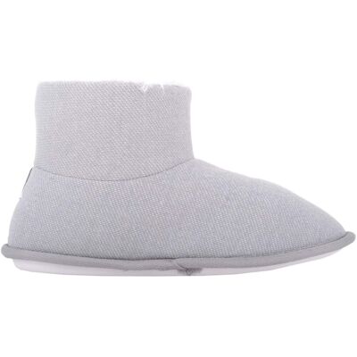 ABSOLUTE FOOTWEAR Women's Arabella, Winter Bootie Slippers with Pom Pom Design in Grey Size: 7-8 Grey 7-8 ABSOLUTE FOOTWEAR Women's Arabella, Winter Bootie Slippers with Pom Pom Design in Grey Size: 7-8 Grey 7-8