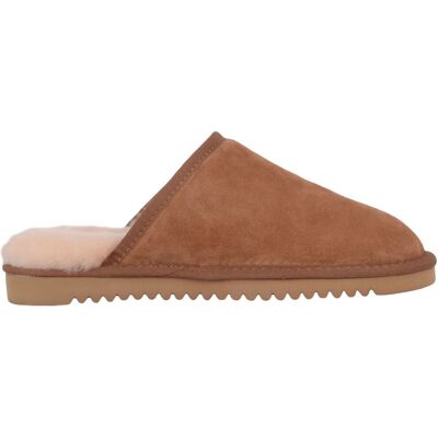 SNUGRUGS Men's Taylor, Genuine Open Back Mule Sheepskin Slippers, Hardwearing Sole in Tan Size: 6 Tan 6 SNUGRUGS Men's Taylor, Genuine Open Back Mule Sheepskin Slippers, Hardwearing Sole in Tan Size: 6 Tan 6