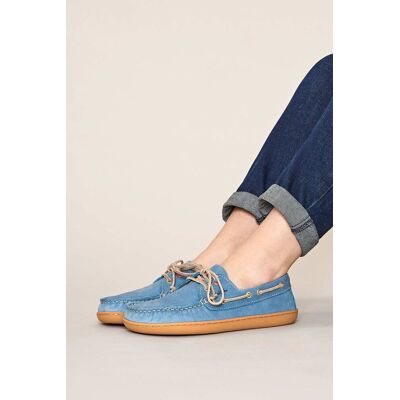 Moshulu Women's 'Fowey' Nubuck Boat Shoes in Light Blue Size: 6.5 Light Blue 6.5 Moshulu Women's 'Fowey' Nubuck Boat Shoes in Light Blue Size: 6.5 Light Blue 6.5