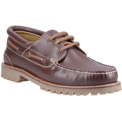 Hush Puppies Men's Weston Boat Shoe in Brown Size: 7 Brown 7 Hush Puppies Men's Weston Boat Shoe in Brown Size: 7 Brown 7