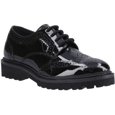 Hush Puppies Women's Gabi Lace Up Patent Senior in Black Size: 9 Black 9 Hush Puppies Women's Gabi Lace Up Patent Senior in Black Size: 9 Black 9