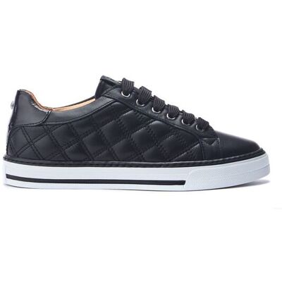 Moda In Pelle Women's 'Arzon' Leather New Trainers in Black Size: 4 Black 4 Moda In Pelle Women's 'Arzon' Leather New Trainers in Black Size: 4 Black 4