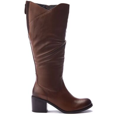 Moda In Pelle Women's 'Soleene' Leather Heeled Boots in Tan Size: 3 Tan 3 Moda In Pelle Women's 'Soleene' Leather Heeled Boots in Tan Size: 3 Tan 3