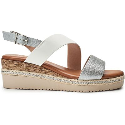 Moda In Pelle Women's 'Joani' Porvair Wedges in White Size: 6 White 6 Moda In Pelle Women's 'Joani' Porvair Wedges in White Size: 6 White 6