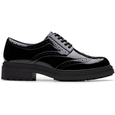 Clarks Women's Orinoco3 Derby Black Patent Derby Shoes, Lace Up Size: 7-Wide Fit Black 7-Wide Fit Clarks Women's Orinoco3 Derby Black Patent Derby Shoes, Lace Up Size: 7-Wide Fit Black 7-Wide Fit