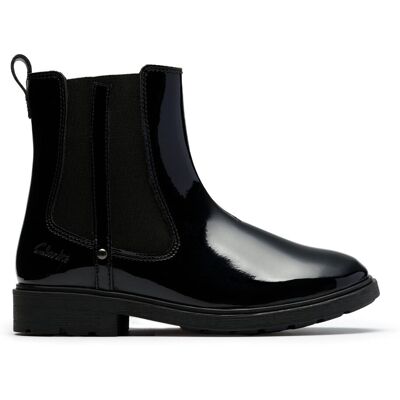 Clarks Astrol Orin Kid Black Patent Ankle Boots, Chelsea Boots Size: 5.5-Standard Fit Black 5.5-Standard Fit Clarks Astrol Orin Kid Black Patent Ankle Boots, Chelsea Boots Size: 5.5-Standard Fit Black 5.5-Standard Fit