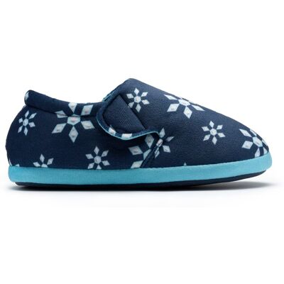 Clarks Fluffy Snug Kid Navy Slippers, Riptape in Blue Size: 10-Standard Fit Blue 10-Standard Fit Clarks Fluffy Snug Kid Navy Slippers, Riptape in Blue Size: 10-Standard Fit Blue 10-Standard Fit