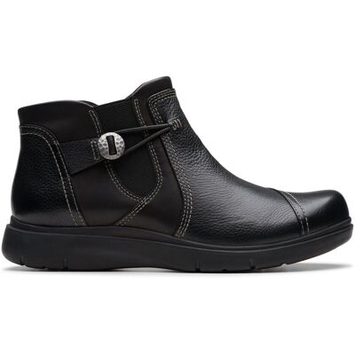 Clarks Women's Certina Joy Black Leather Ankle Boots Size: 3-Wide Fit Black 3-Wide Fit Clarks Women's Certina Joy Black Leather Ankle Boots Size: 3-Wide Fit Black 3-Wide Fit