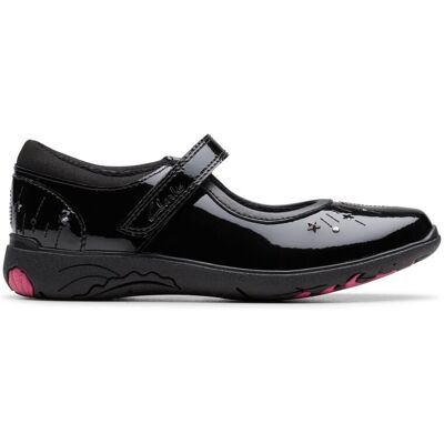 Clarks Relda Wish Kid Black Patent Mary Jane, Riptape, School Shoes Size: 13-Standard Fit Black 13-Standard Fit Clarks Relda Wish Kid Black Patent Mary Jane, Riptape, School Shoes Size: 13-Standard Fit Black 13-Standard Fit