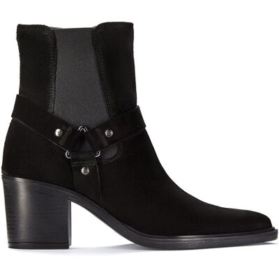 Clarks Women's Jesse Buckle Black Suede Ankle Boots Size: 7-Standard Fit Black 7-Standard Fit Clarks Women's Jesse Buckle Black Suede Ankle Boots Size: 7-Standard Fit Black 7-Standard Fit