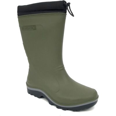 Spirale Stratos Warm Fleece Green Unisex Wellington Boots - Size Uk 6 Spirale Stratos Warm Fleece Green Unisex Wellington Boots - Size Uk 6