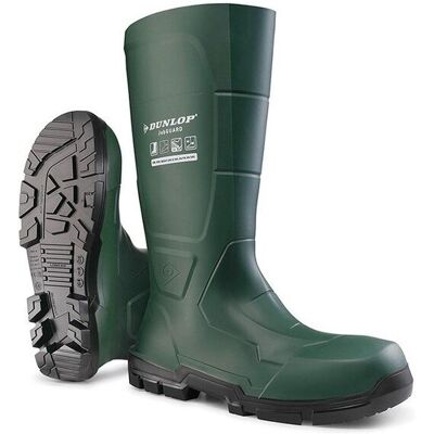 Dunlop Men's 'JobGUARD' Wellingtons in Green Size: 14 Green 14 Dunlop Men's 'JobGUARD' Wellingtons in Green Size: 14 Green 14