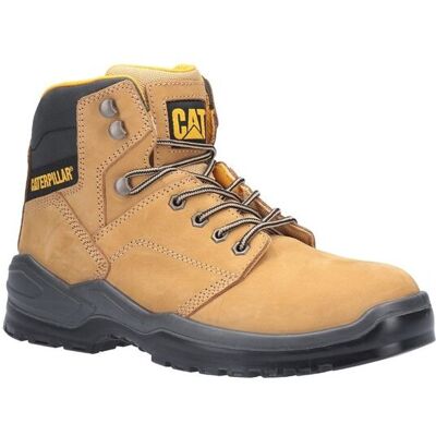 Caterpillar Men's 'Striver' Water Resistant Leather Safety Boots in Camel Size: 12 Camel 12 Caterpillar Men's 'Striver' Water Resistant Leather Safety Boots in Camel Size: 12 Camel 12