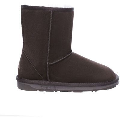 EverAu Australia Women's Real Sheepskin Parrot Mid-Calf Classic Boots with TPR Sole in Chocolate Size: 5 Chocolate 5 EverAu Australia Women's Real Sheepskin Parrot Mid-Calf Classic Boots with TPR Sole in Chocolate Size: 5 Chocolate 5