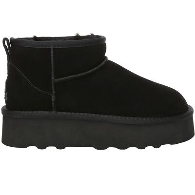 EverAu Australia Women's Real Sheepskin Heron Ultra Mini Platform Boots with EVA Sole in Black Size: 7 Black 7 EverAu Australia Women's Real Sheepskin Heron Ultra Mini Platform Boots with EVA Sole in Black Size: 7 Black 7