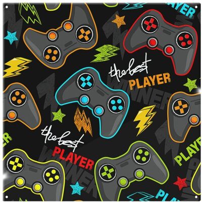 Benjamin Tate Design Joystick Game Splash Back in Natural Natural Benjamin Tate Design Joystick Game Splash Back in Natural Natural