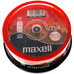 Maxell CD-R80 CD-R80 25 Pack Spindle 25x speed in Silver Silver Maxell CD-R80 CD-R80 25 Pack Spindle 25x speed in Silver Silver